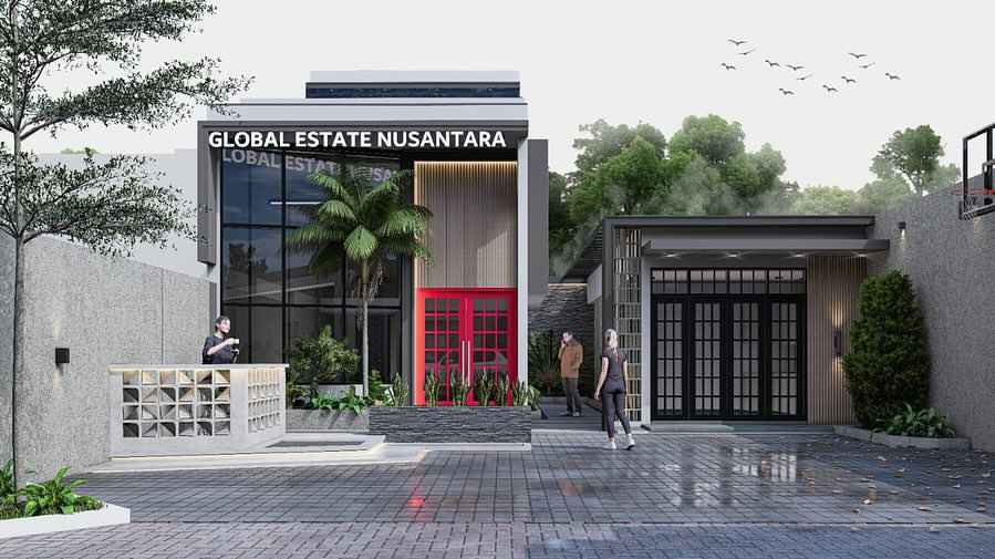 Tampak depan kantor PT. Global Estate Nusantara